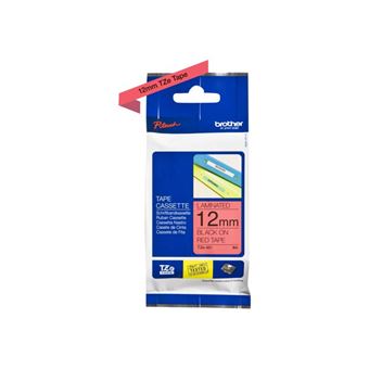RUBAN N/ROUGE 12MM