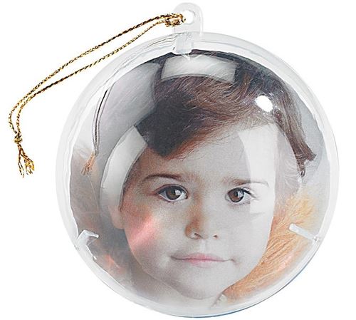 8 Pcs Boule De Noel Personnalisée Photo, Boule De Noël