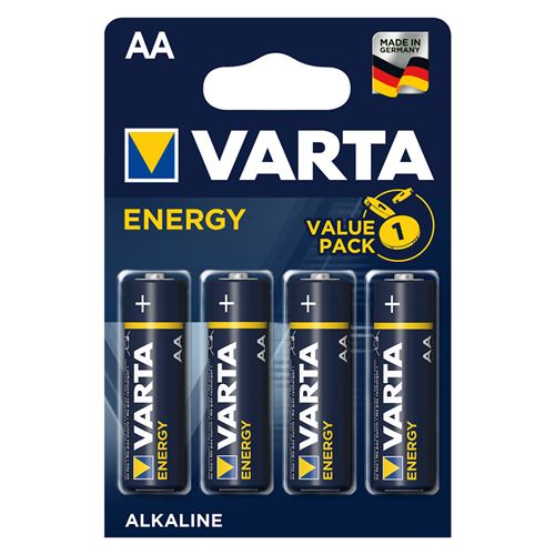Varta - Pack de 20 blisters de 4 Piles ENERGY AA