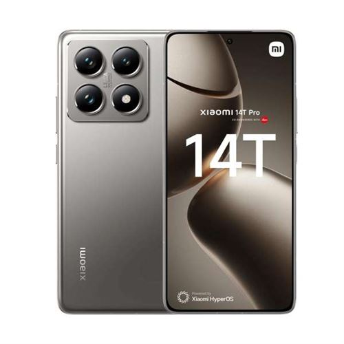 Smartphone Xiaomi 14T Pro Gris Stockage 12 Go
