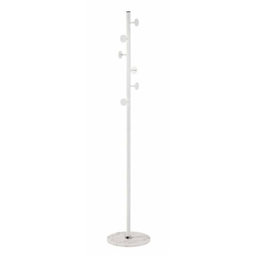 Paris Prix - Porte-manteaux En Marbre tahia 180cm Blanc