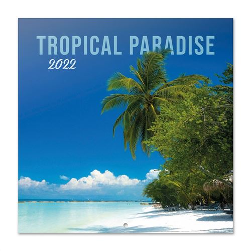 Calendrier 2022 30X30 Paradis Tropical