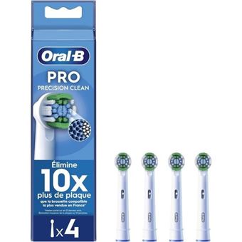 Brossettes pour brosse à dents- Precision Clean - Pack de 4 unités - 1