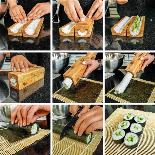 Maki Master, Sushi-Kit - Bambou - Ustensile de cuisine - Achat & prix