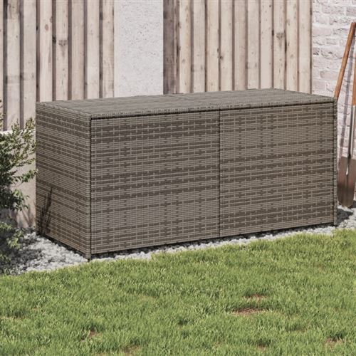 VIDAXL - Coffre de rangement - Gris - Image 2