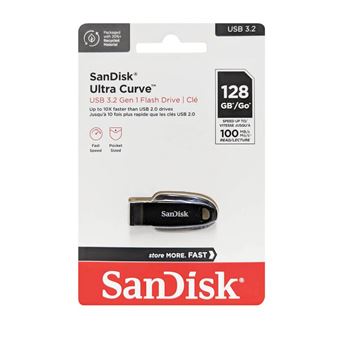 SanDisk Clé USB 3.0 Ultra Flair - 128 Go - Métal - Clés USB