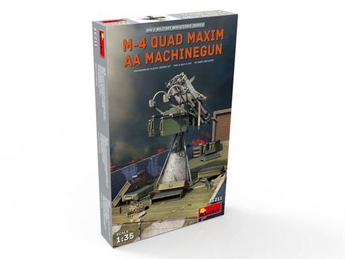 M-4 Quad Maxim Aa Machinegun - 1:35e - Miniart