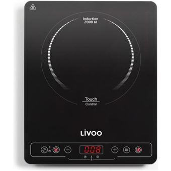 Plaque de Cuisson  Mobile Electrique LIVOO DOC235 Plaque a induction Simple  22cm  de 60° - 1