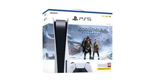 Console sony playstation 5 édition standard blanche + god of