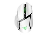 Razer Basilisk V3 pro - Souris - ergonomique - pour droitiers - optique - 11 boutons - sans fil, filaire - Bluetooth, 2.4 GHz - récepteur sans fil USB - blanc