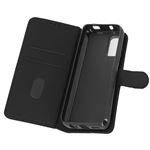 Housse Vintage Avizar Pour Redmi Note 10/10s – Avec Porte-cartes, Similicuir Noir