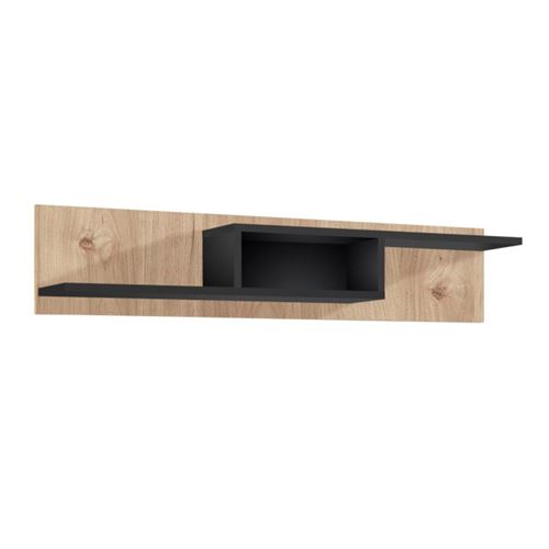 Non Communiqué Beige Étagère Murale "Cross" 150Cm Naturel & Noir