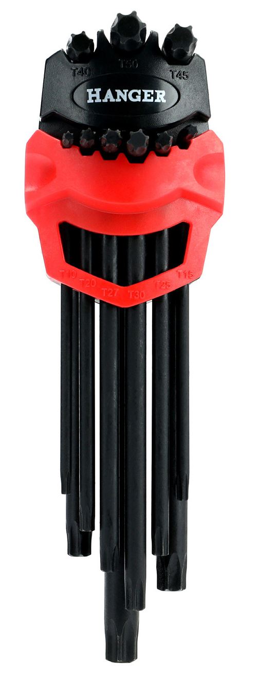 Hanger - Jeu de 9 clés mâles Torx - Noir - Image 3