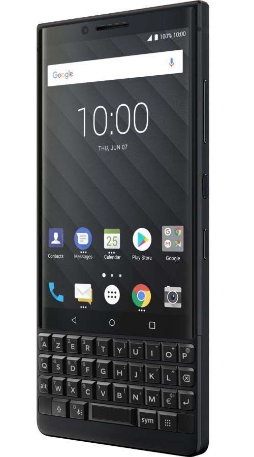 Smartphone BlackBerry KEY2 128 Go simple carte NOIR (Clavier QWERTY)