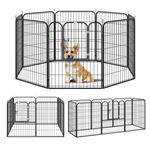 Chenil extérieur cage enclos parc animaux chien extérieur avec toit pour  chiens 8 x 4 x 2 m 02_0000458