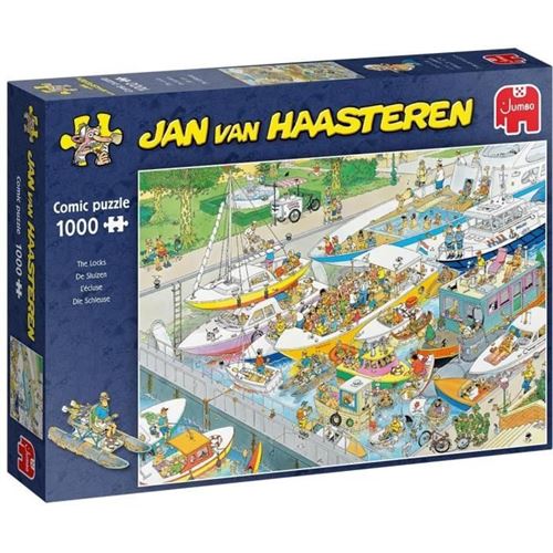 Puzzle - Jumbo - La Galerie Des Curiosités 3000 Pcs - Puzzles Jan Van Haasteren, Qualité Et Style Unique