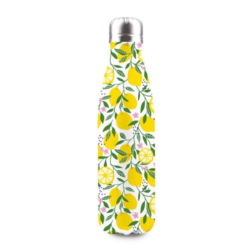 Bouteille isotherme Lemon 50cl - Easy Life - Jaune -