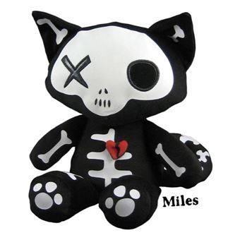 Emily the Strange  - Peluche Miles 20 cm - 1
