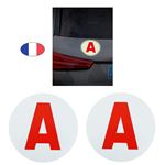 2 Pcs Disque Magnétique Adhésif Pour Voiture Jeune Conducteur, Parfait Pour La Sécurité Au Conduite
