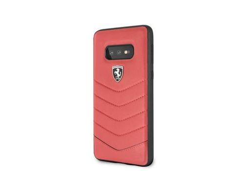 Coque pour Samsung S10 Ferrari Heritage Quilted rouge