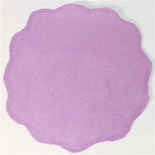 Set de table (0) 38 cm fibre papier fleur Lilas