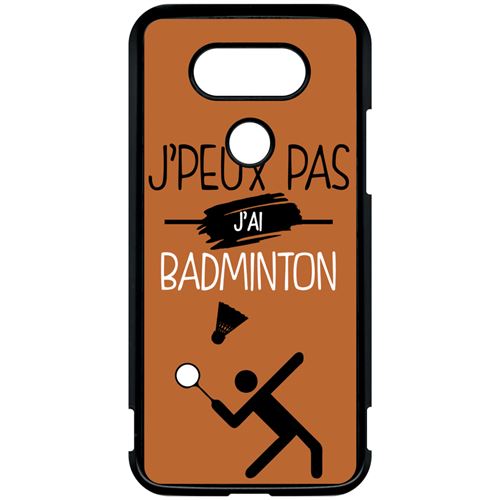 Coque lg g5 j peux pas j ai badminton 8
