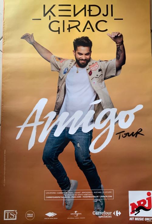 Kendji GIRAC - Amigo Tour 2019 - AFFICHE