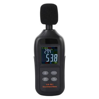 Sonomètre numérique UYIGAO LCD 35-135dB portable Noir - 1