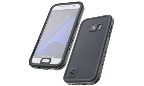 Coque Redpepper Galaxy S7 coloris noir étanche et antichoc