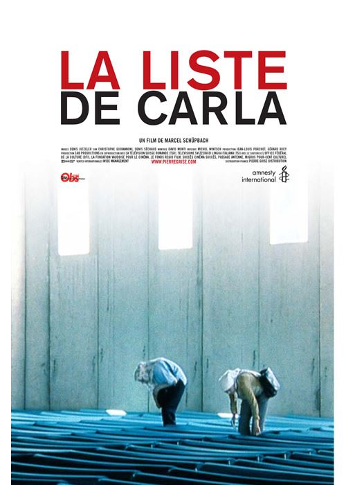 La liste de Carla - AFFICHE CINEMA ORIGINALE