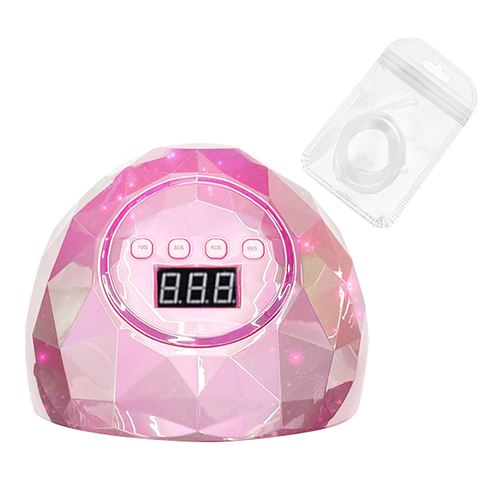 GENERIQUE - Lampe UV LED pour ongles - 86W - Rose - Image 2