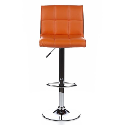 Tabouret de bar / Tabouret haut LOUNGER DUO orange/noir (par lot de 2 tabourets) hjh OFFICE