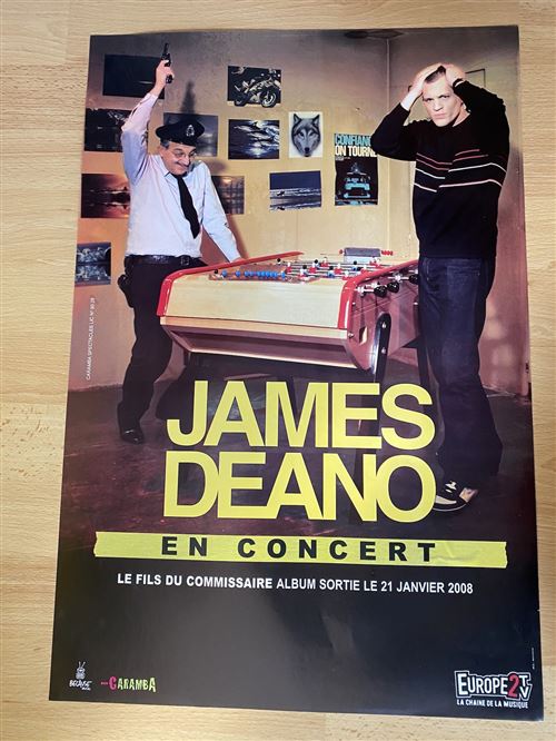 James Deano - En concert - Le Fils du Commisaire - 40x60cm - Affiche