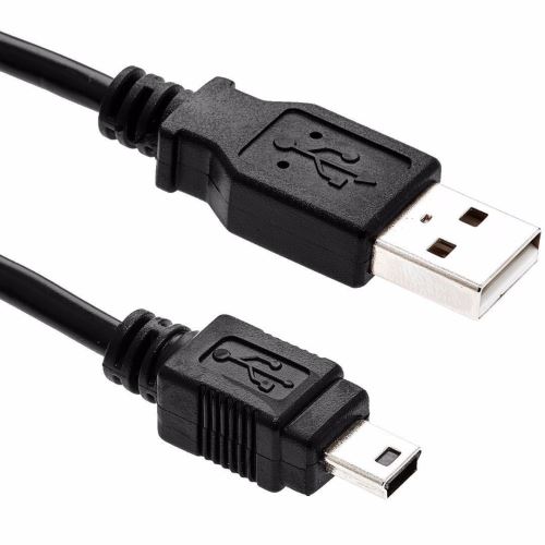 G-Shield 3m Câble Mini USB 2.0 A Mâle vers Mini B Data Sync Chargeur et Données pour Caméras Disques Durs Externe 3 Mètre Noir