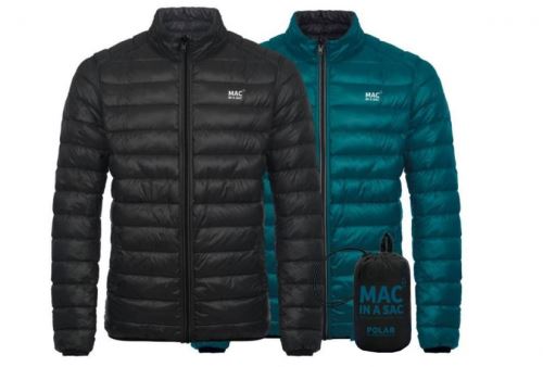 veste en duvet Polar Down deux côtés dames noir / bleu taille S