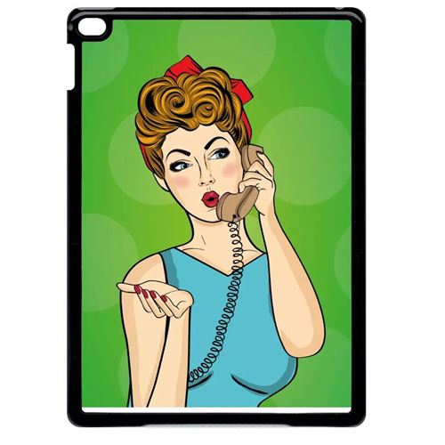 Coque Apple Ipad Air 2 Pin Up Fond Vert