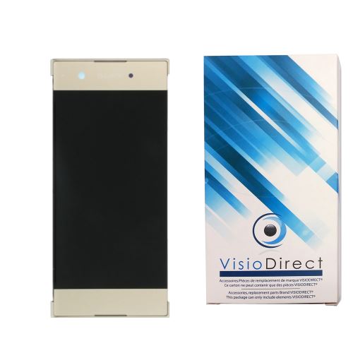 Visiodirect® Ecran complet pour Sony Xperia XA1 Ultra Or doré G3212 G3221 G3226 vitre tactile+ Ecran LCD sur chassis Telephone portable