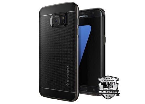 Coque Spigen Neo Hybrid pour Samsung Galaxy S7 Edge - Gris Acier
