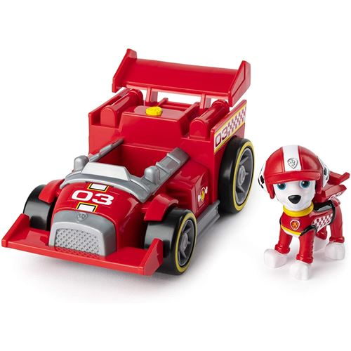 Paw Patrol Race &Go Deluxe Véhicule Marshall