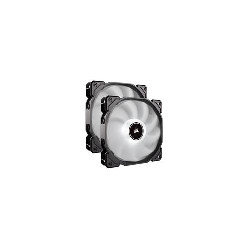 CORSAIR Ventilateurs de boitier Air Series AF140 Low Noise 140 mm - Blanc (Pack de 2) - (CO-9050088-WW)