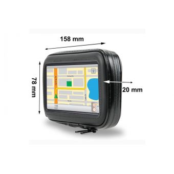 IBROZ Support 2 roues universel pour smartphone jusqu'à 4.7 pouces - 1
