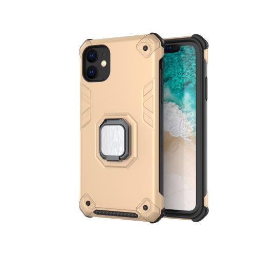 Coque TPU antichoc avec support magnétique pour Apple iPhone 11 Pro Max 6.5 - Or