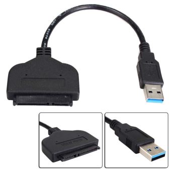 15% sur VSHOP® Câble Adaptateur USB 3.0 vers disque dur SATA 22 broches 2,5  - Câbles USB - Achat & prix