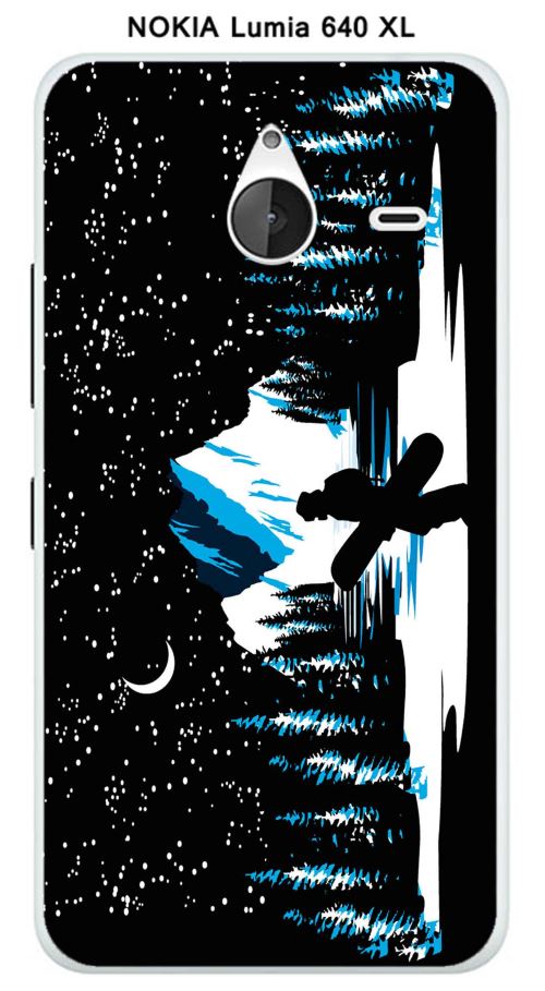 Coque Nokia Lumia 640 XL design surf-neige