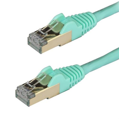 Startech.com Noir 6Aspat2maq Câble De Réseau Turquoise U/Ftp (Stp)
