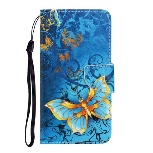 Etui en PU impression de modèle flip papillon pour votre Samsung Galaxy A31