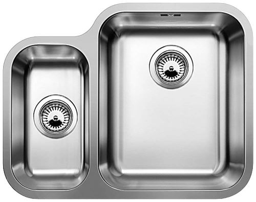 Blanc Ypsilon 550-u – Évier (acier Inoxydable, 340 X 420 Mm, 17,5 Cm, 60 Cm, 47 Cm, 17,5 Cm)