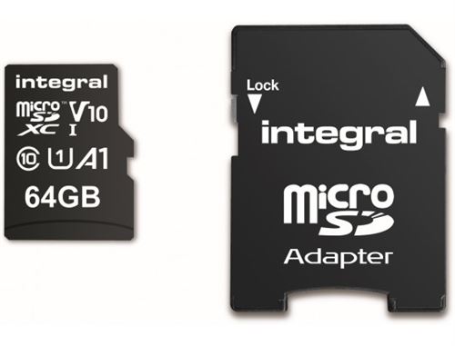 Carte Micro Sdhc/xc Integral Inmsdx 64 G-100 V 10