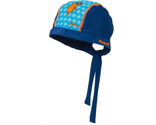 Playshoes serviette de bain anti-UV souris bleue 55 cm