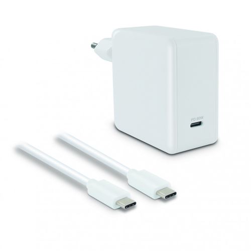METRONIC Chargeur Secteur 60W + Cable USB-C 2.5M BLC